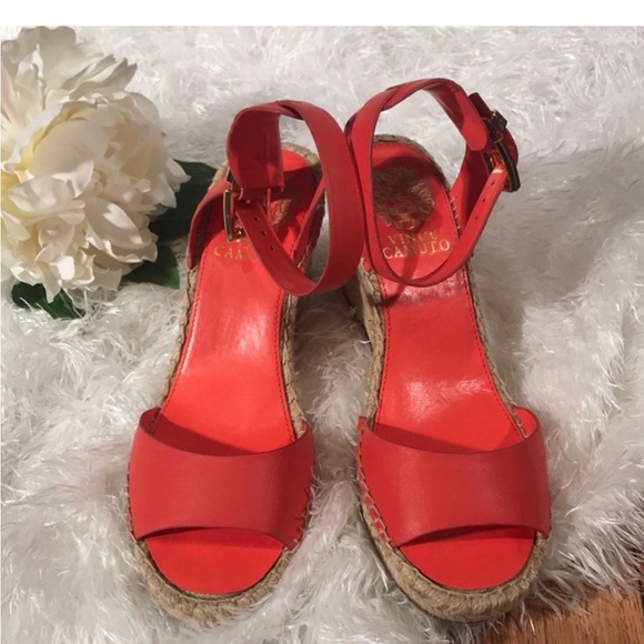 Vince Camuto Open Toe Espadrille Wedge Sandals - Picture 10 of 11
